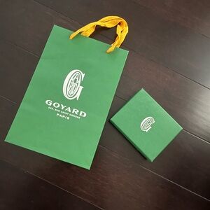 Goyard wallet white with recipt and original box